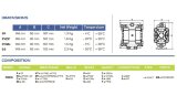 Pompe pneumatique à membrane pour acide PHOENIX P18 POM SANTOPRENE, 20 l/min