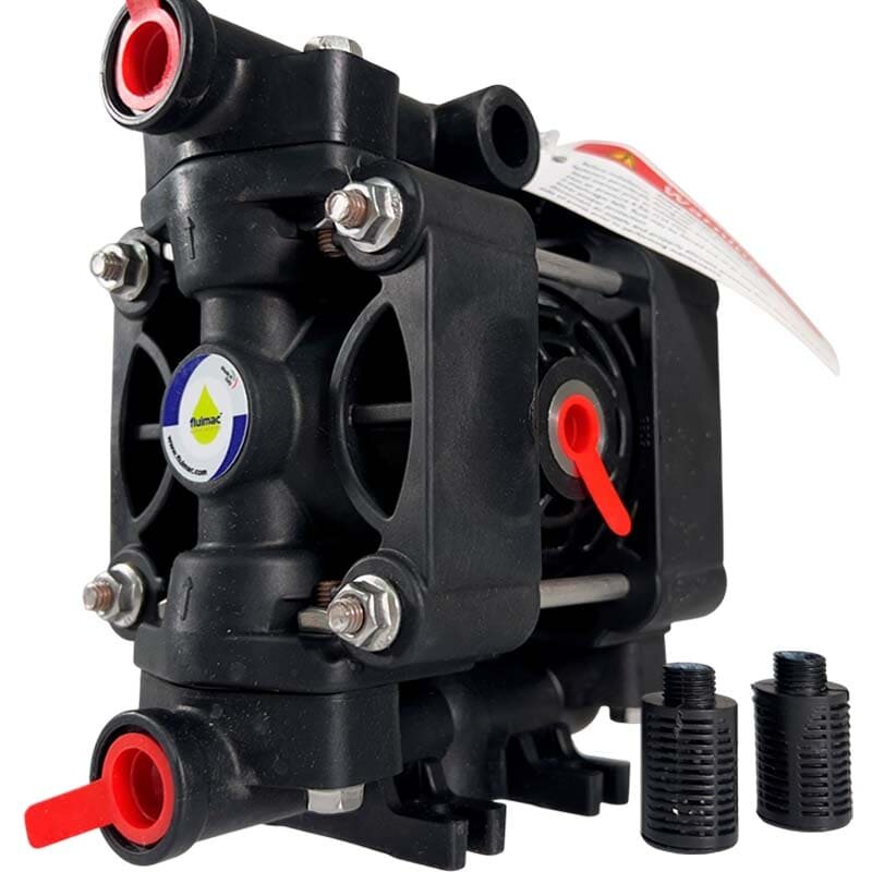 Pneumatic Diaphragm Pump for Acid PHOENIX P18 PVDF SANTOPRENE+PTFE, 20 l/xv