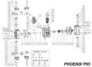 Joint torique, PTFE, PHOENIX P65, P100, P101, P0050GN004988TF