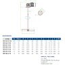 Mélangeur basse vitesse FLUIMAC MR 018-4-140, 0,18 kW, 140 tr/min, 380 V