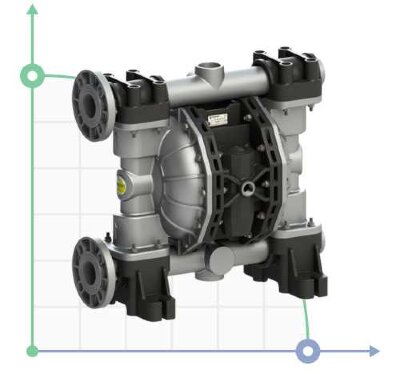 PHOENIX P700 ALU HYTREL+PTFE ATEX Pneumatische Membranpumpe
