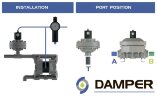 Amortisseur de pulsations Amortisseur FLUIMAC 25 P-HT-1-T