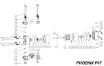 Joint torique inférieur, PTFE, PHOENIX P07