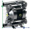 PF0018 pompe alimentaire FDA FLUIMAC PHOENIX FOOD AISI316, 20 l/min pompe pneumatique à membrane
