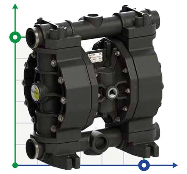 PHOENIX P250 PVDF ATEX пневматичний мембранний насос