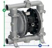 Pompe pneumatique à membrane PHOENIX P252 AISI316 HYTREL+PTFE pour acide nitrique, 250 l/min