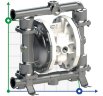 PF0170 Bomba alimentaria FDA FLUIMAC PHOENIX FOOD AISI316, 170 l/min bomba neumática de membrana