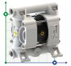 Pneumatyczna pompa membranowa do łąk PHOENIX P30 ALU SANTOPRENE+PTFE, 35 l/xv