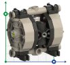 PHOENIX P90 PP SANTOPRENE pompe pneumatique à membrane, 100 l/min pour acide sulfurique