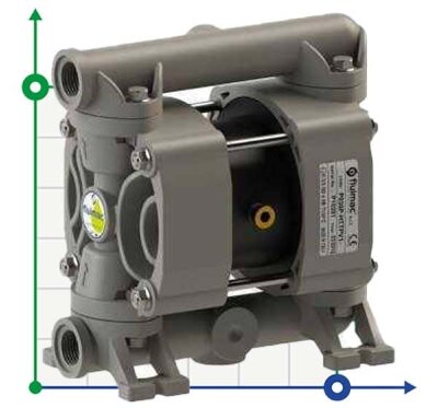 Мембранный насос для клея PHOENIX P30 PP SANTOPRENE+PTFE, 35 л/мин