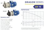 Насос центробежный химический FLUIMAC DRAGON DR 15 PP, 1,5 кВт, 380В