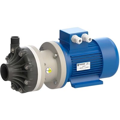 Pompe chimique en plastique FLUIMAC DRAGON DR 15 PVDF, 0,75 kW, 220 V