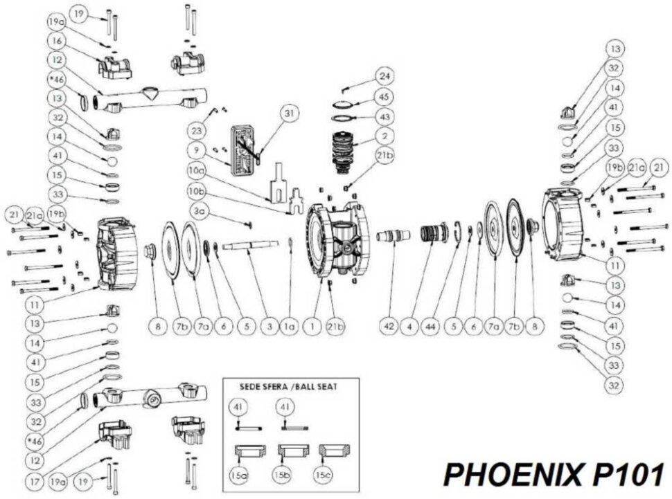 Collecteur haut/bas, PP+VTR, PHOENIX P101