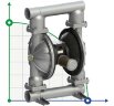 Pompe à membrane pour colle PHOENIX P1000 ALU SANTOPRENE, 1050 l/min