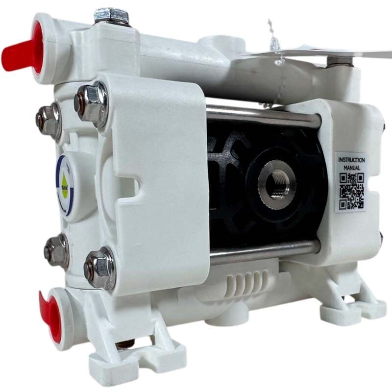 Bomba neumática de diafragma PHOENIX P04 POM NBR+PTFE, 4 l/min