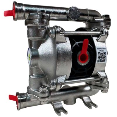 Пневматичний мембранний насос PHOENIX P20 AISI316 HYTREL+PTFE, 20 л/хв