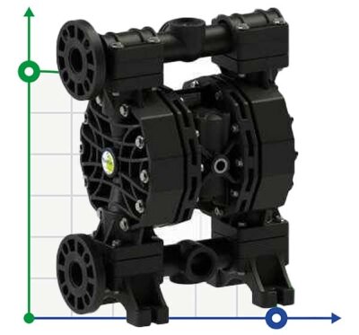 Pompe à membrane pneumatique PHOENIX P400 PVDF ATEX
