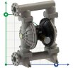 Pompe à membrane pour lugu PHOENIX P1000 PVDF SANTOPRENE+PTFE, 1050 l/min