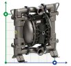 Bomba de membrana para ácido nítrico PHOENIX P120 AISI316 HYTREL+PTFE, 120 l/min