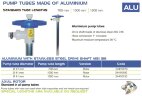 FLUIMAC NETTUNE pompe vide-fûts pièce de pompe (tuyau) avec ALU (arbre AISI 316), 1200 mm, Ø41 mm