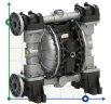 PHOENIX P120 ALU SANTOPRENE+PTFE Membranpumpe für Lacke, 120 l/min