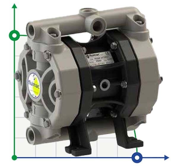 PHOENIX P50 PP HYTREL+PTFE ATEX пневматический мембранный насос