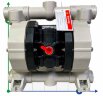 Pompe à membrane pour acide nitrique PHOENIX P120 PP HYTREL+PTFE, 120 l/min