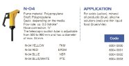 Pompe vide-fûts manuelle pour produits chimiques FLUIMAC NEPTUNE N-04, PP, FKM
