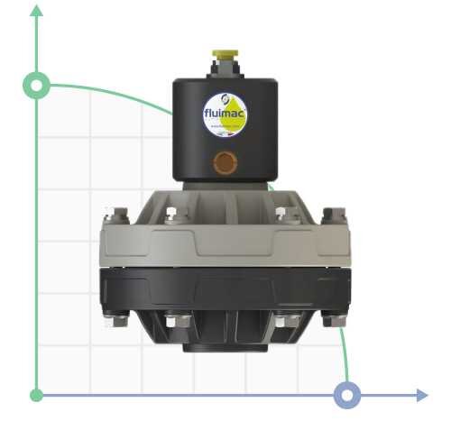 Pulsation damper 20 PVDF