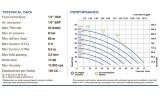 Pompe pneumatique à membrane pour coagulant PHOENIX P55 AISI316 HYTREL+PTFE, 55 l/min