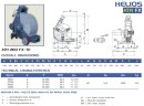 Pompe à tuyau pour colle FLUIMAC HELIOS ATR 280 FX 43830 l/h, 15 kW, 40,1 tr/min