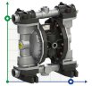 Bomba neumática de membrana PHOENIX P160 ALU SANTOPRENE+PTFE, 170 l/min para pintura