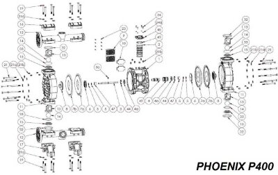 Membrana lado aire, EPDM, PHOENIX P400