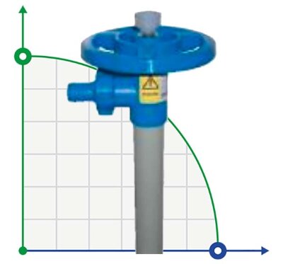 JP, PP(HC), 1200mm, Ø41mm труба к бочковому насосу JESSBERGER